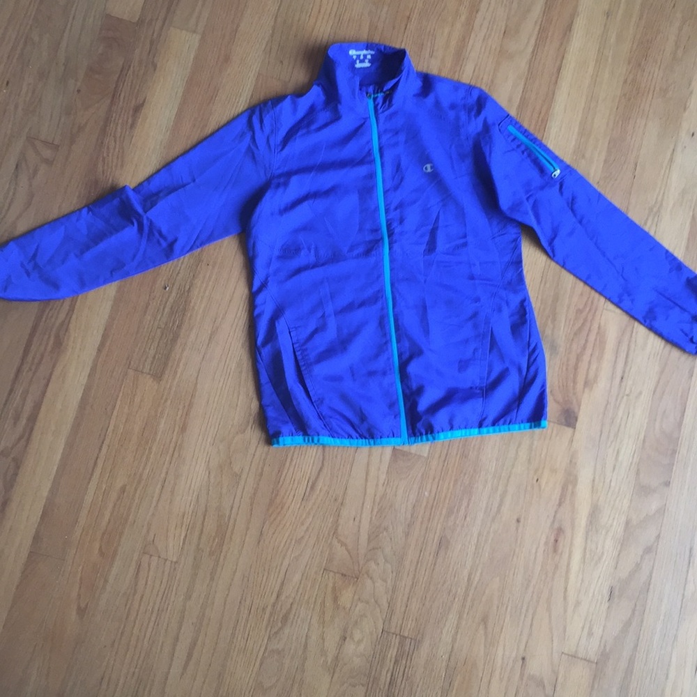 Lightweight blue champion windbreaker